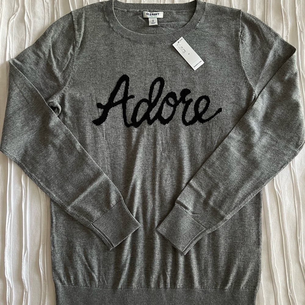 Sz Medium Old Navy Adore Sweater Top NWT